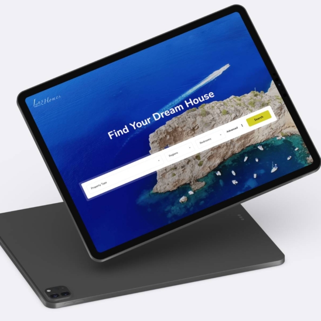 Website for a real estate agency