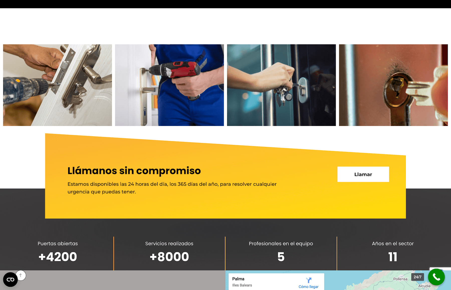 optimized Website for urgent services