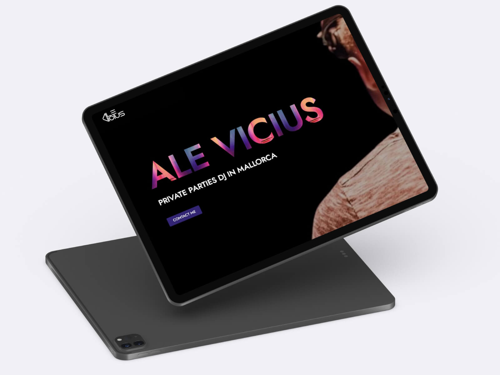 SEO optimized website for DJ