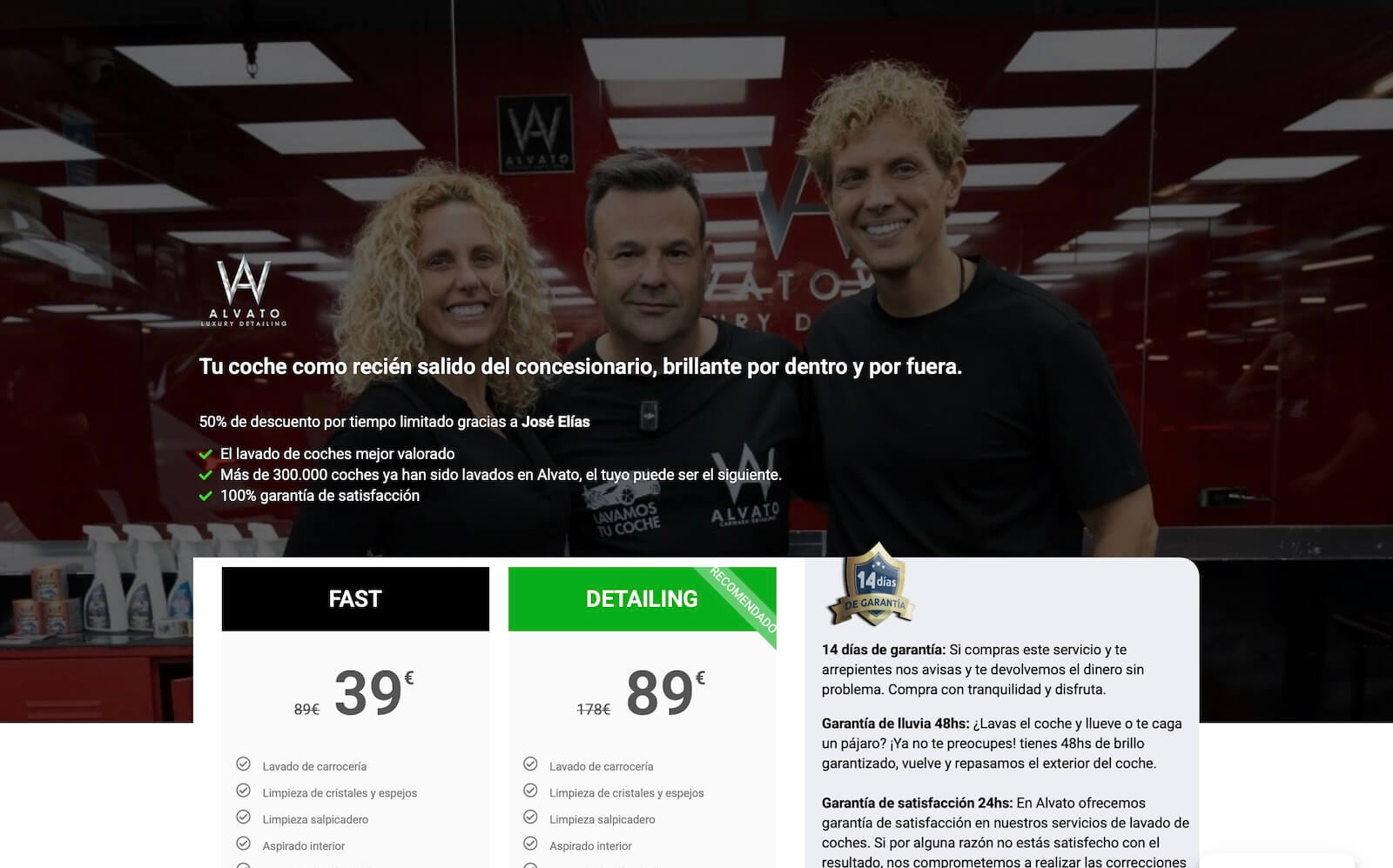 Sales Page for Influencer Collaboration